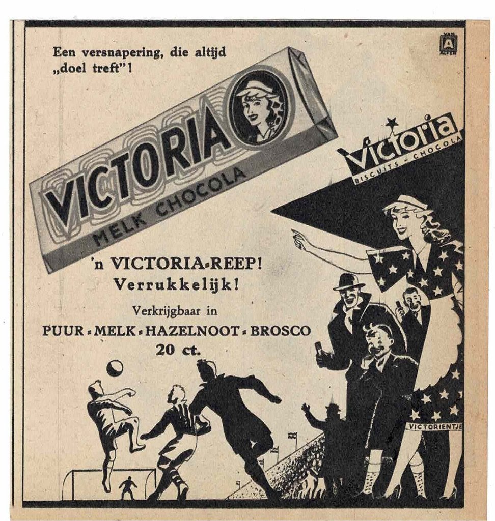 Een versnapering die altijd doel treft ! VICTORIA REEP  1950, Verzamelen, Verzenden, Zo goed als nieuw, Overige typen