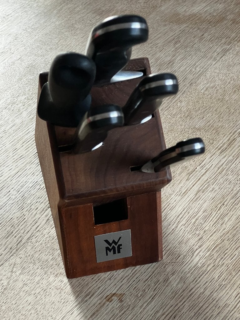 WMF messenblok Spitzenklasse Plus, Bestekset, Ophalen of Verzenden, Zo goed als nieuw, Messenset