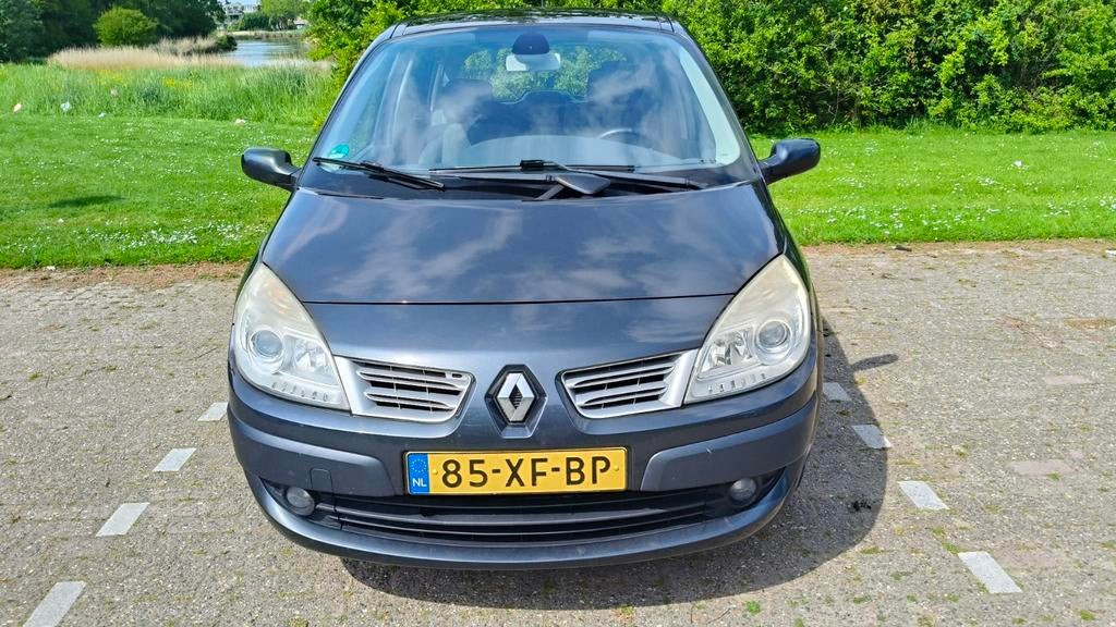 Renault Scénic 1.6 16V 82KW E4 2007 Grijs.NAP, Stof, 1295 kg, 4 cilinders, Origineel Nederlands