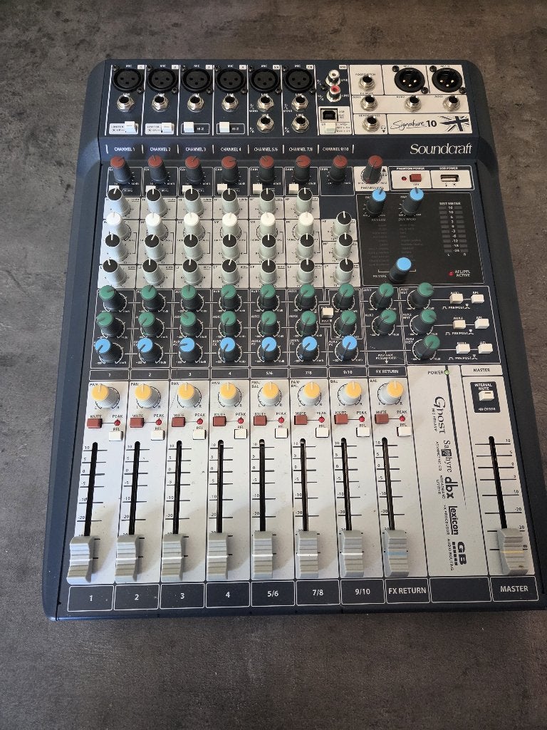 Soundcraft signature 10, Ophalen of Verzenden, 10 tot 20 kanalen