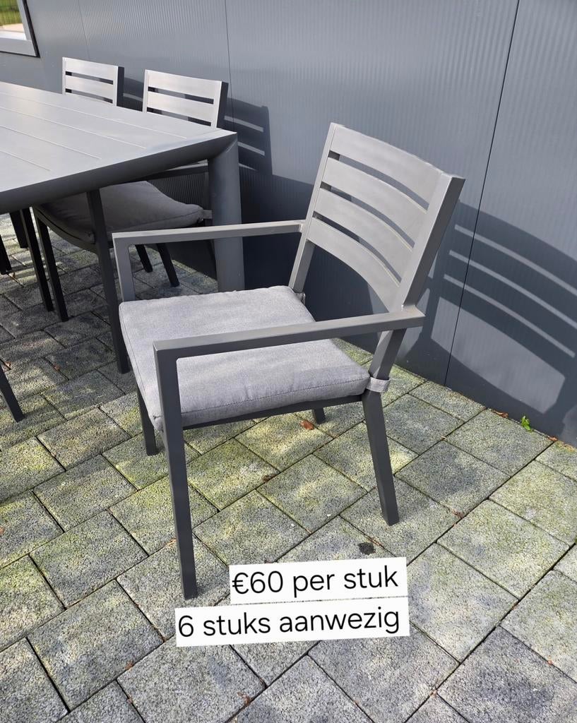 STOELEN TAFELS LOUNGESET TUINSET GARDEN IMPRESSIONS vanaf, Ophalen, Nieuw, Aluminium
