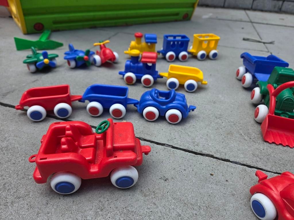Grote set viking toys voertuigen, Ophalen of Verzenden, Gebruikt