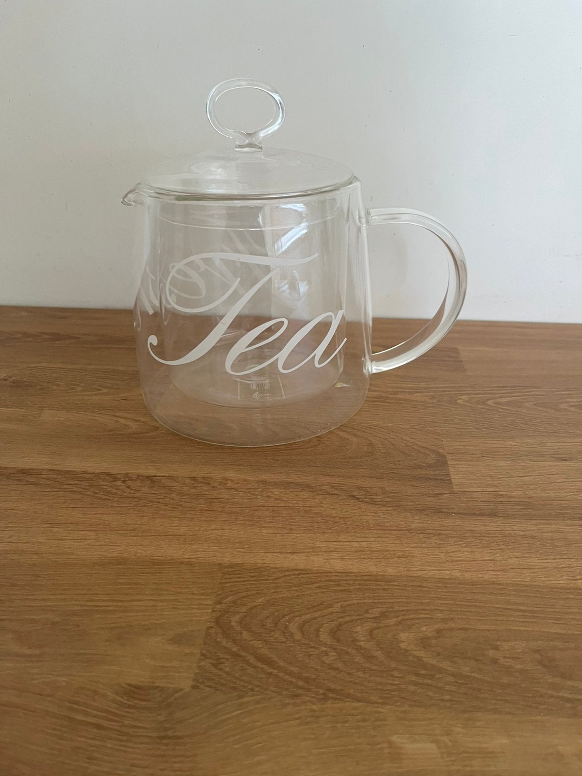 Riviera Maison Theepot met filter - Zo goed als nieuw, Glas, Zo goed als nieuw, Riviera Maison, Ophalen