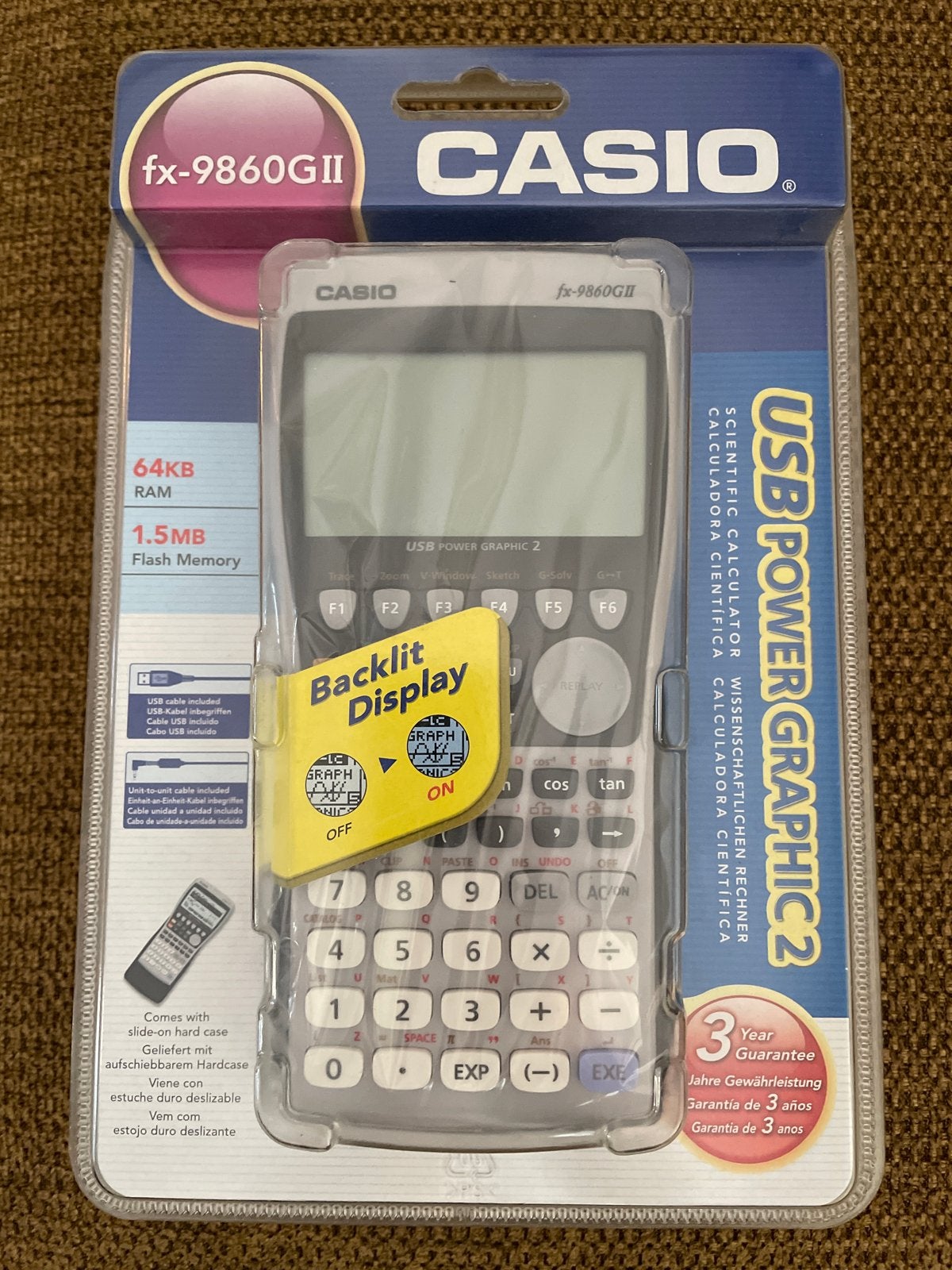 Casio Rekenmachine FX-9860GII - nieuw in de verpakking!, Ophalen of Verzenden, Grafische rekenmachine, Nieuw