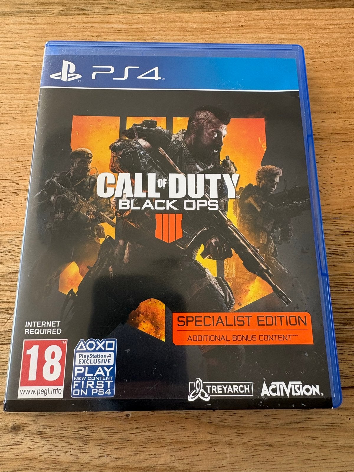 PS4 Spel Call of Duty: Black Ops 4 Specialist Edition PS4, Online, Gebruikt, Vanaf 18 jaar, Shooter
