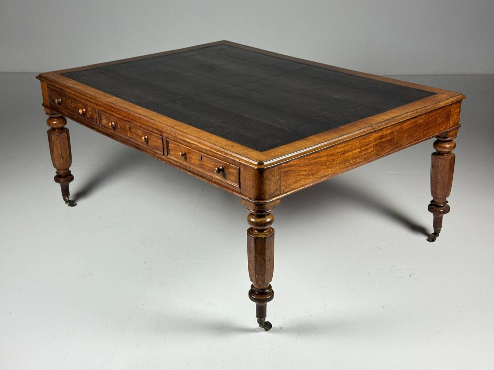 Engelse Schrijftafel ca. 1900 antiek, Ophalen of Verzenden