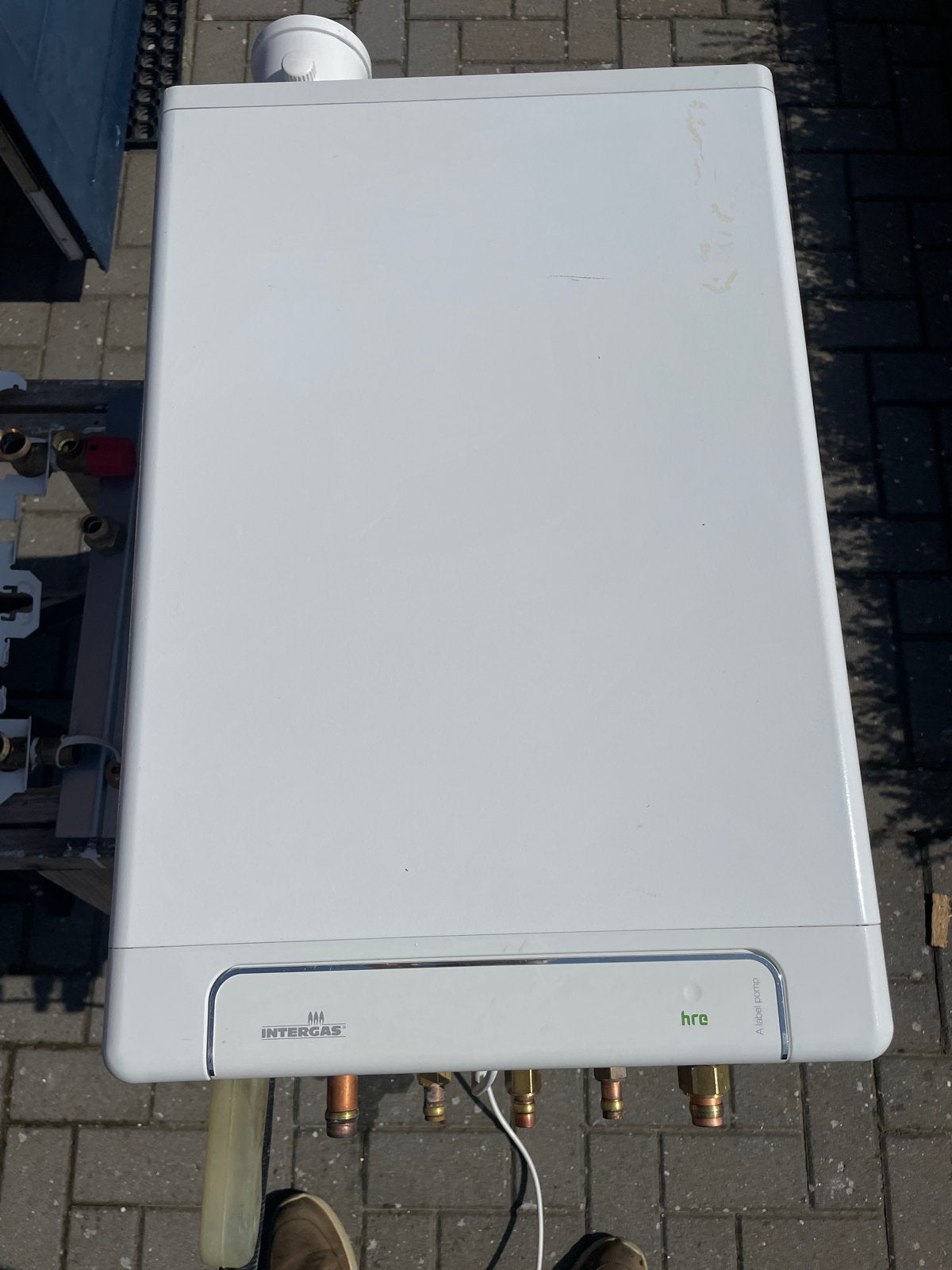 Intergas Kombi HRE28/24A CV-ketel (2018), Doe-het-zelf en Verbouw, Verwarming en Radiatoren, Ophalen, 30 tot 80 cm, Hoog rendement (Hr)