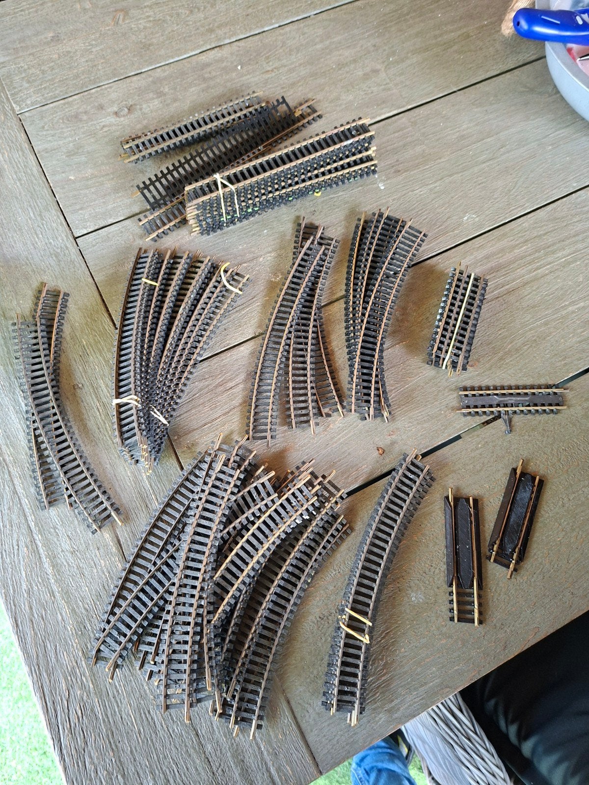 Fleischmann rails, Gebruikt, Gelijkstroom, Fleischmann, Rails