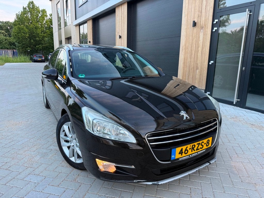 Peugeot 508 SW 1.6 THP Blue Lease Executive (bj 2011) Clima/, Auto's, Peugeot, Voorwielaandrijving, Stof, Zwart, Bruin