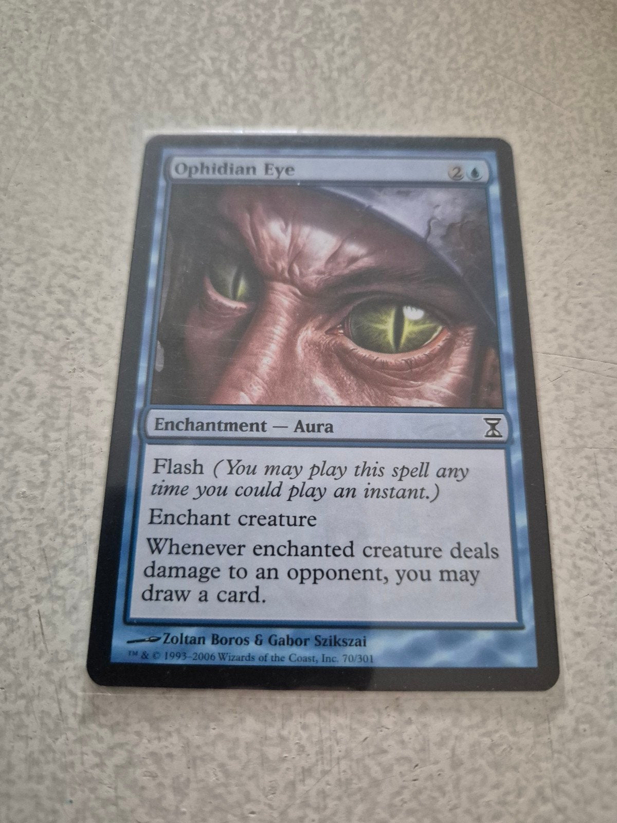 Magic the Gathering: Ophidian Eye (Time Spiral Remastered), Ophalen of Verzenden, Gebruikt, Losse kaart