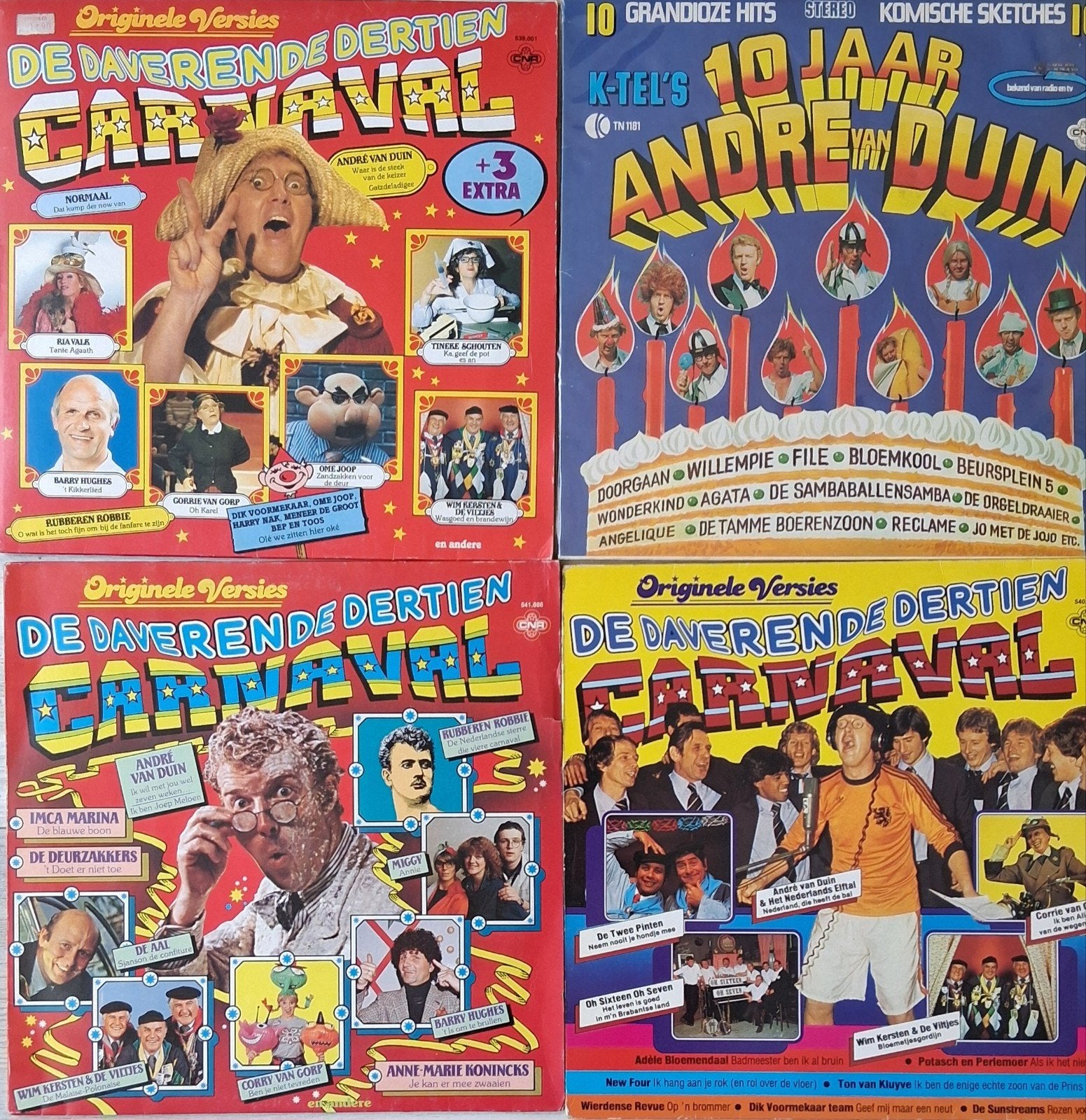 De Daverende Dertien Carnaval LP's - Originele Versies, Ophalen, LP, Gebruikt, Overige genres