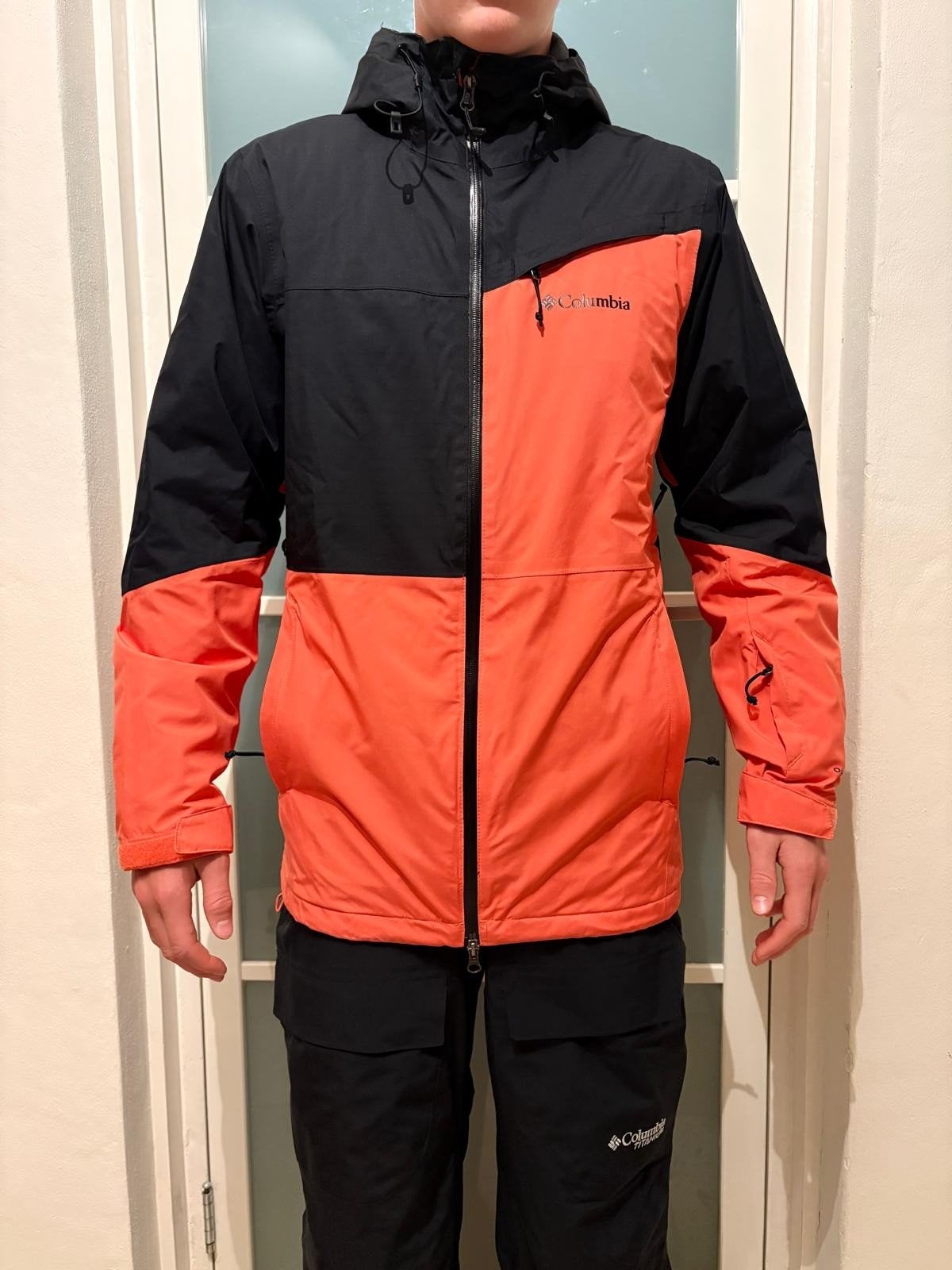 ski jas & ski broek Colombia Omnitech/ titanium mt s&m, Kleding | Heren, Columbia, Ophalen of Verzenden, Zo goed als nieuw, Jack