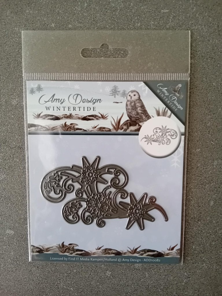 Amy design Wintertide snijmal "sterren" (nieuw), Hobby en Vrije tijd, Kaarten | Zelf maken, Ophalen of Verzenden, Nieuw, Kerst