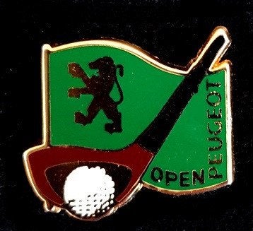 Peugeot Open Golf pin, Verzenden, Nieuw, Transport, Speldje of Pin