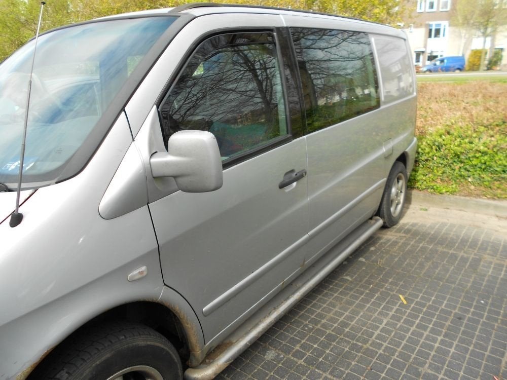 Mercedes Vito W638 donkere zijwindschermen raamspoilers, Ophalen of Verzenden, Nieuw