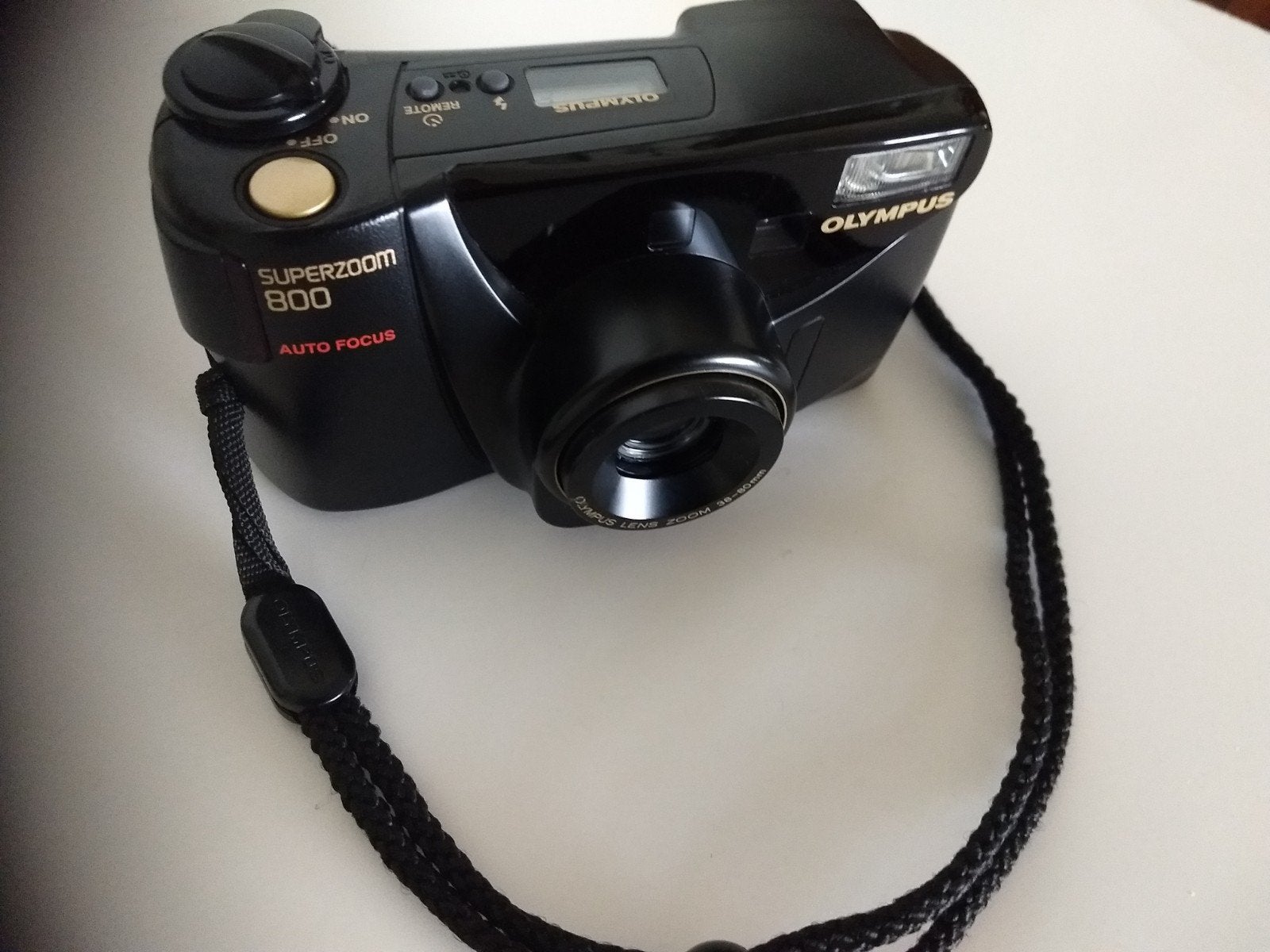 Olympus SuperZoom 800 Analoge fotocamera, Audio, Tv en Foto, Fotocamera's Analoog, Ophalen, Gebruikt, Compact, Olympus