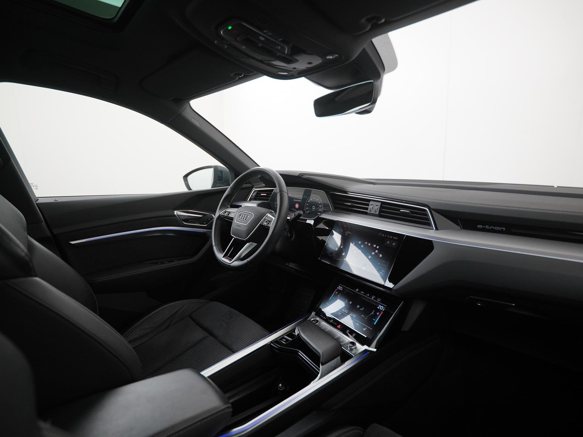 Audi e-tron Sportback 55 quattro S-Line 95 kWh | SOH 94% | H, Auto's, Automaat, 12 maanden, Zwart, 95 kWh