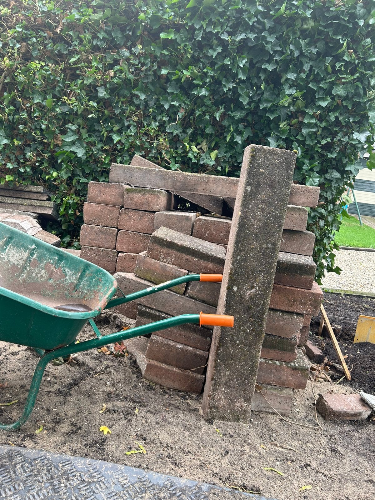 Beton bielzen, Tuin en Terras, Ophalen, Zo goed als nieuw, Minder dan 100 cm, Biels
