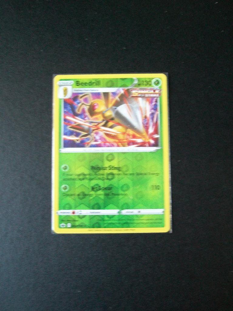 1553: Nieuwe Pokemon Kaart holofoil BEEDRILL hp130 (003/198), Verzenden, Nieuw, Losse kaart, Foil
