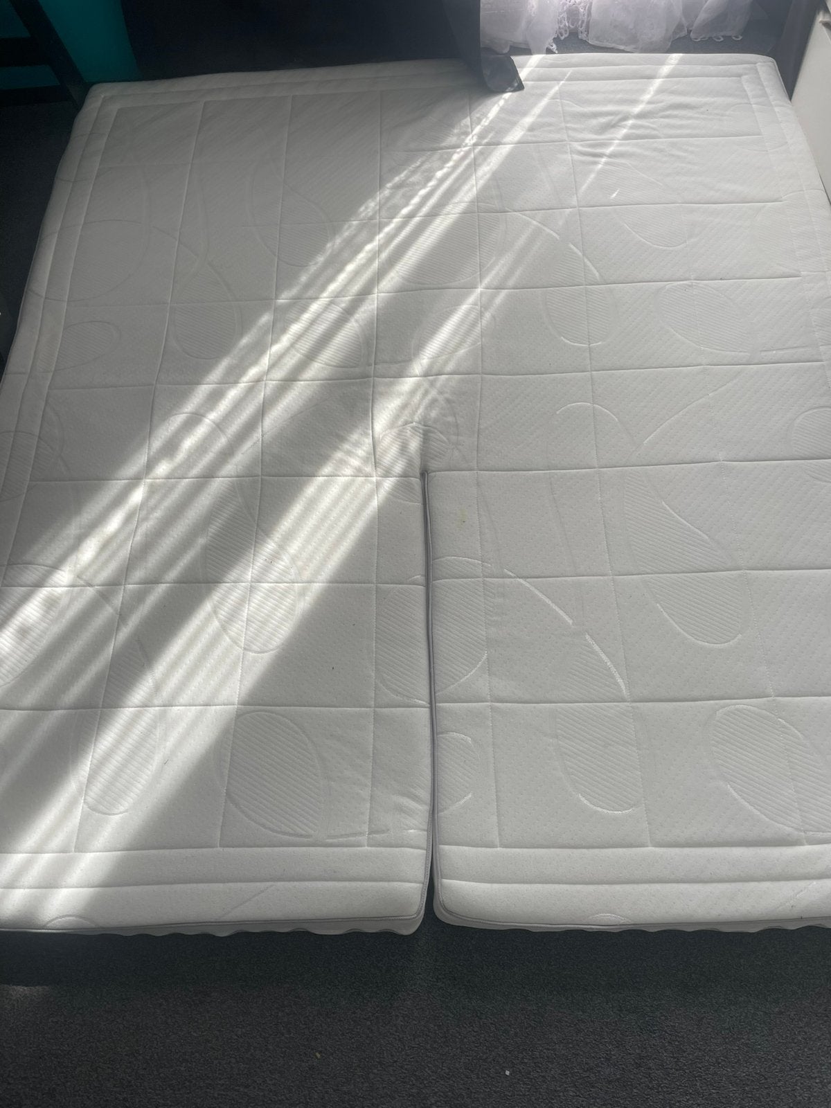 Split topper 180x200, Ophalen, Zo goed als nieuw, Tweepersoons, 180 cm