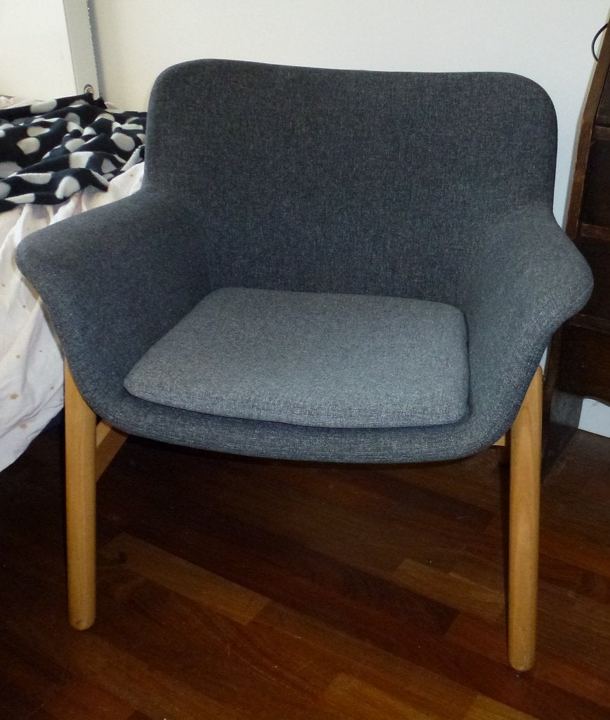 Ikea Vedbo stoel, Ophalen, Hout, Blauw, Zo goed als nieuw