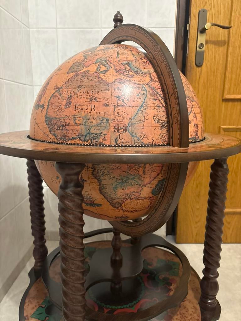 ZOFFOLI bar globe drank wereldbol barglobe minibar globebar, Ophalen of Verzenden, Zo goed als nieuw