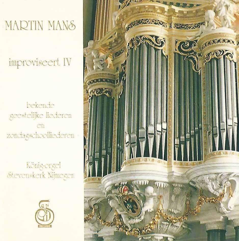 OrgelCD: Martin Mans - Improviseert 4 - Nijmegen, Ophalen of Verzenden, Zo goed als nieuw, Koren of Klassiek