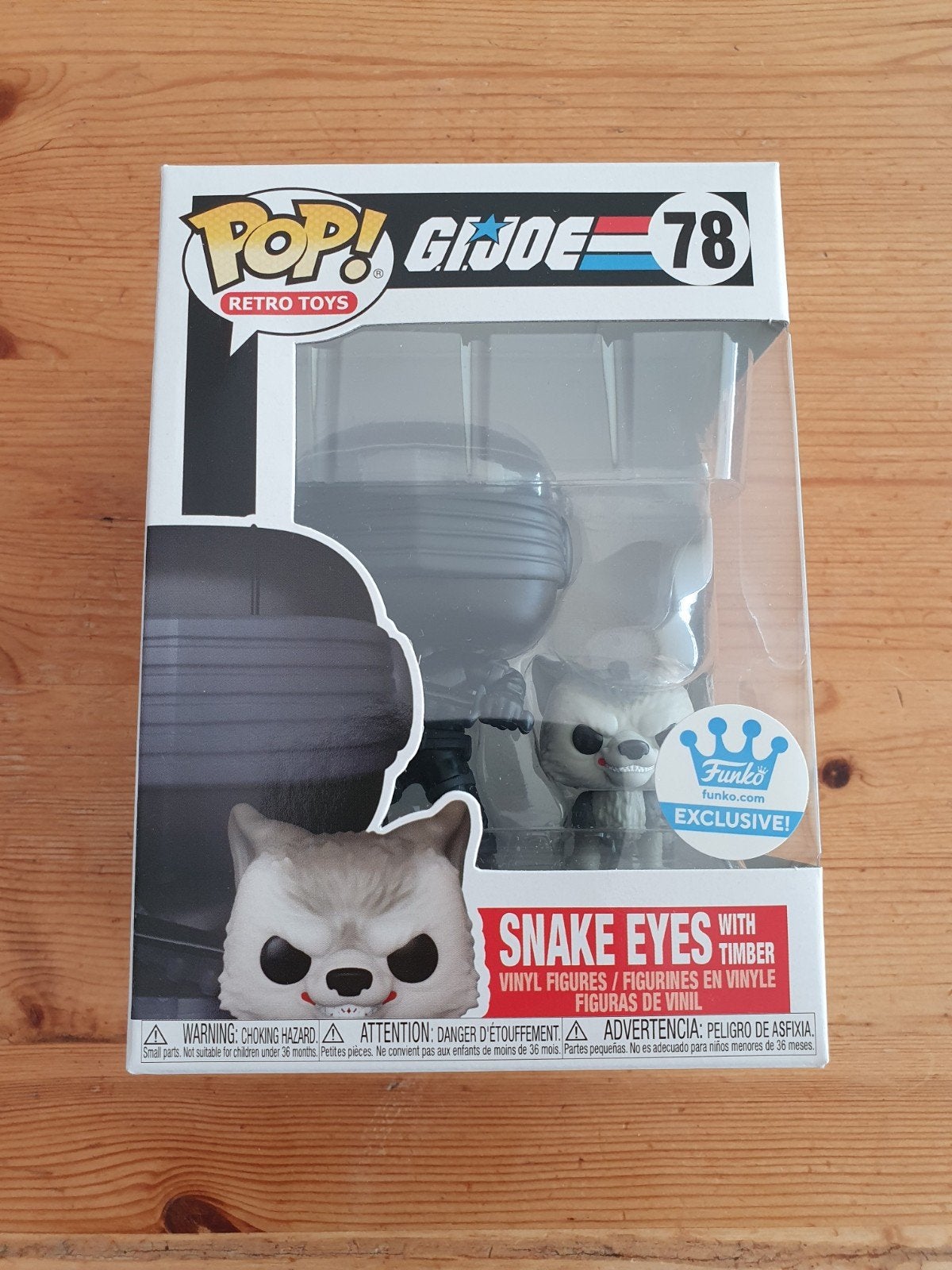 Funko Pop! GI Joe #78 Snake Eyes with Timber, Verzamelen, Poppetjes en Figuurtjes, Ophalen of Verzenden