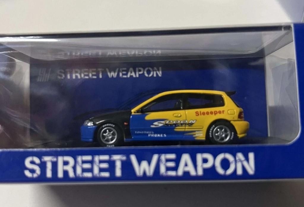 Honda Civic EG6 van Street Weapon 1/64 spoon #147, Ophalen of Verzenden, Nieuw, Auto