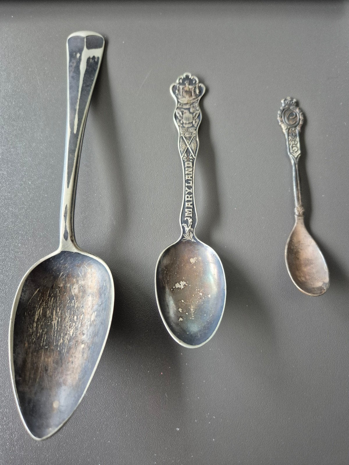 Drie oude verzilverde lepels – Gero en Wallace, Ophalen of Verzenden, Zilver