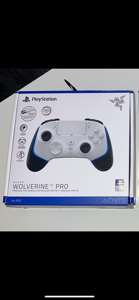 Razer Wolverine V2 Pro Wireless Controller – Wit (PS5/PC), Spelcomputers en Games, Ophalen of Verzenden, Zo goed als nieuw, Controller