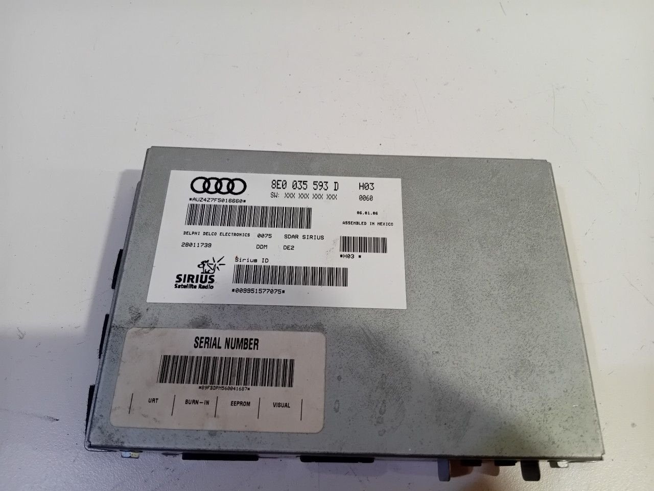 Radio Audi RS 6, Ophalen of Verzenden, Van der Ven Autorecycling B.V., Onderdelen@venauto.nl, Ettenseweg 76, 4706 PB Roosendaal, The Netherlands