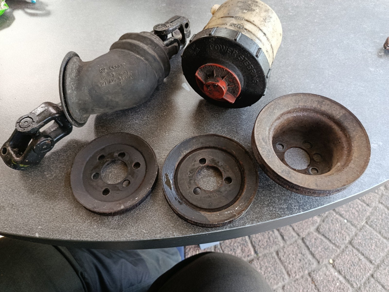 Stuurbekrachtigingsset Golf Caddy Jetta Scirocco MK1 Cabrio, Ophalen, Gebruikt, Volkswagen