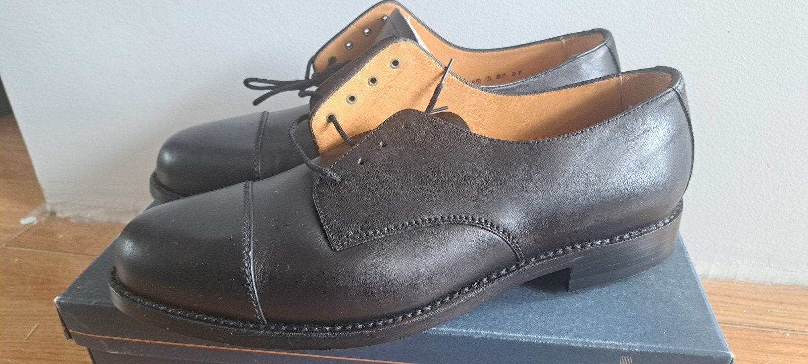 Nieuwe Van Lierop zwarte leren herenschoenen maat 45,5, Kleding | Heren, Zwart, Nieuw, Ophalen of Verzenden, Van Lierop