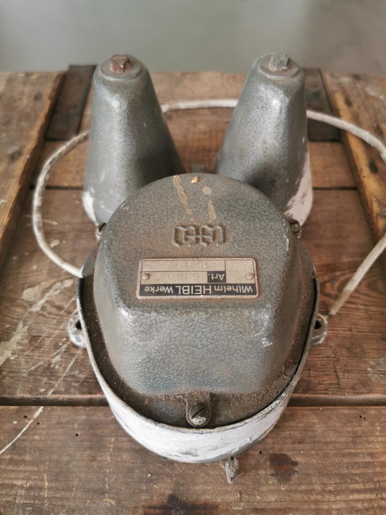 Vintage industriële alarmbel Wilhelm Heibl werke, Ophalen of Verzenden
