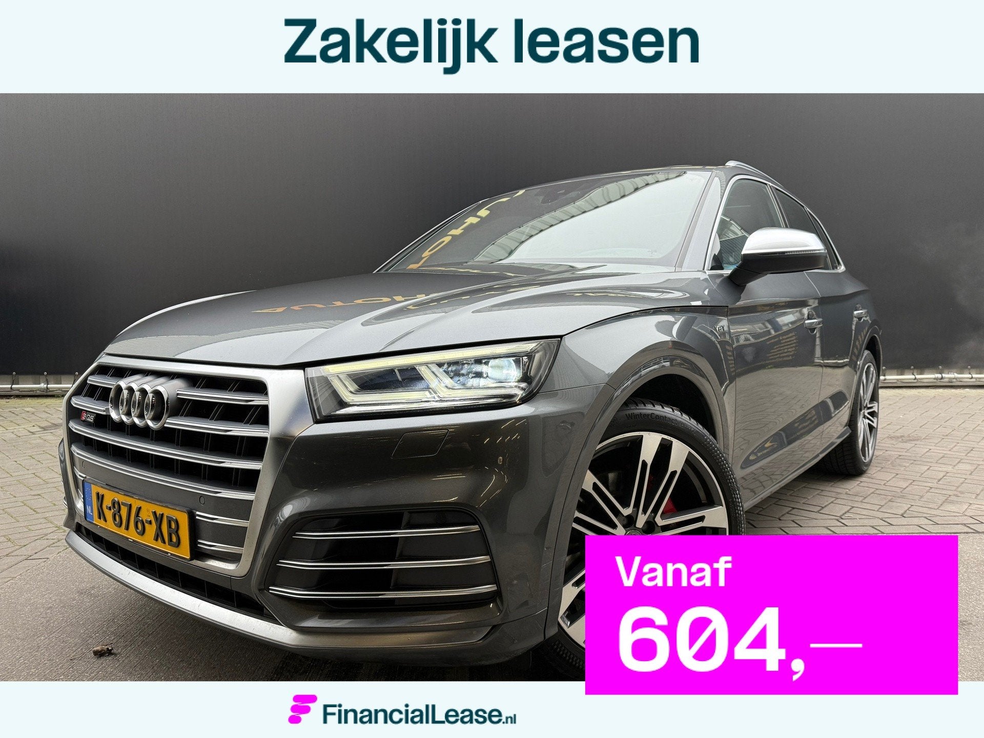 Audi SQ5 3.0 TFSI SQ5 Quattro Pano H&U Leder Camera Keyless, Automaat, Dealer onderhouden, Gebruikt, Euro 6
