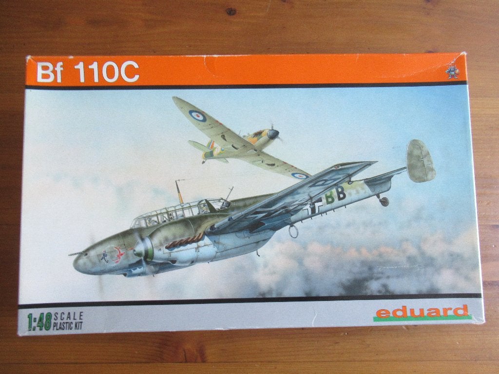 Messerschmitt Bf 110 C (Eduard 1/48) profipack, Overige merken, Ophalen of Verzenden, Zo goed als nieuw, Groter dan 1:72