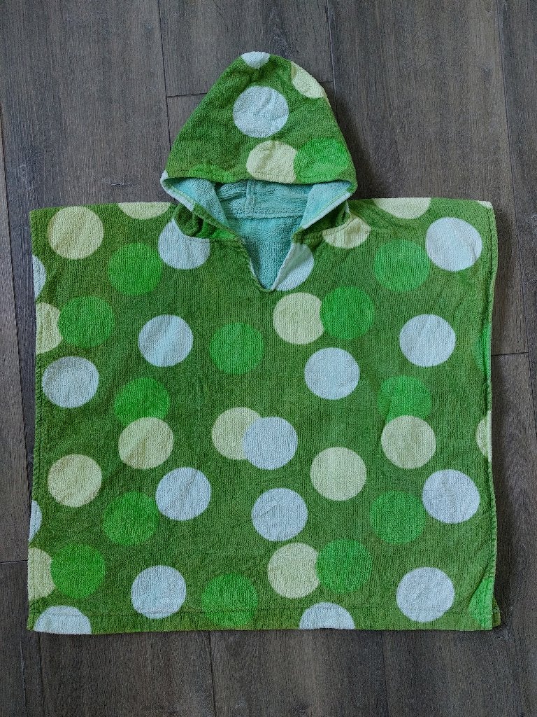 Strand/bad handdoek poncho/cape kinderen, Kinderen en Baby's, Jongen of Meisje, One size, Ophalen of Verzenden, Zo goed als nieuw