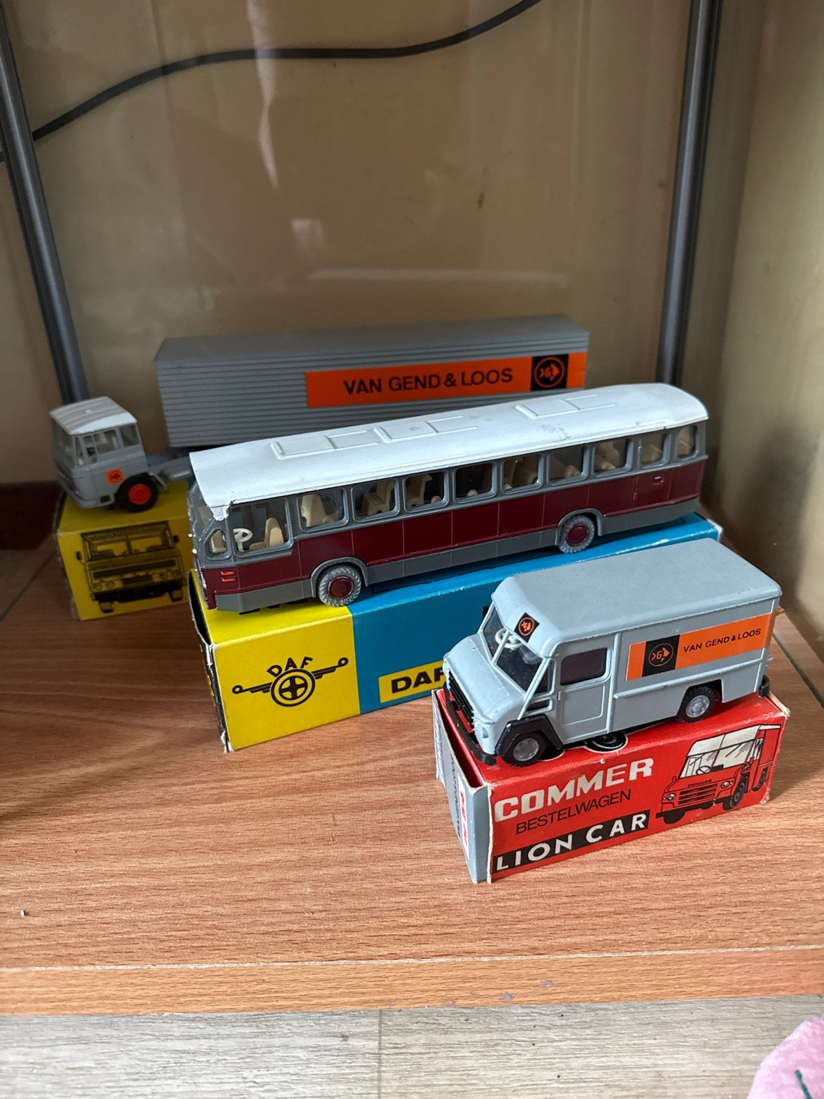 Vintage DAF en Commer modelauto's - Van Gend & Loos, Ophalen of Verzenden, Zo goed als nieuw, Overige typen