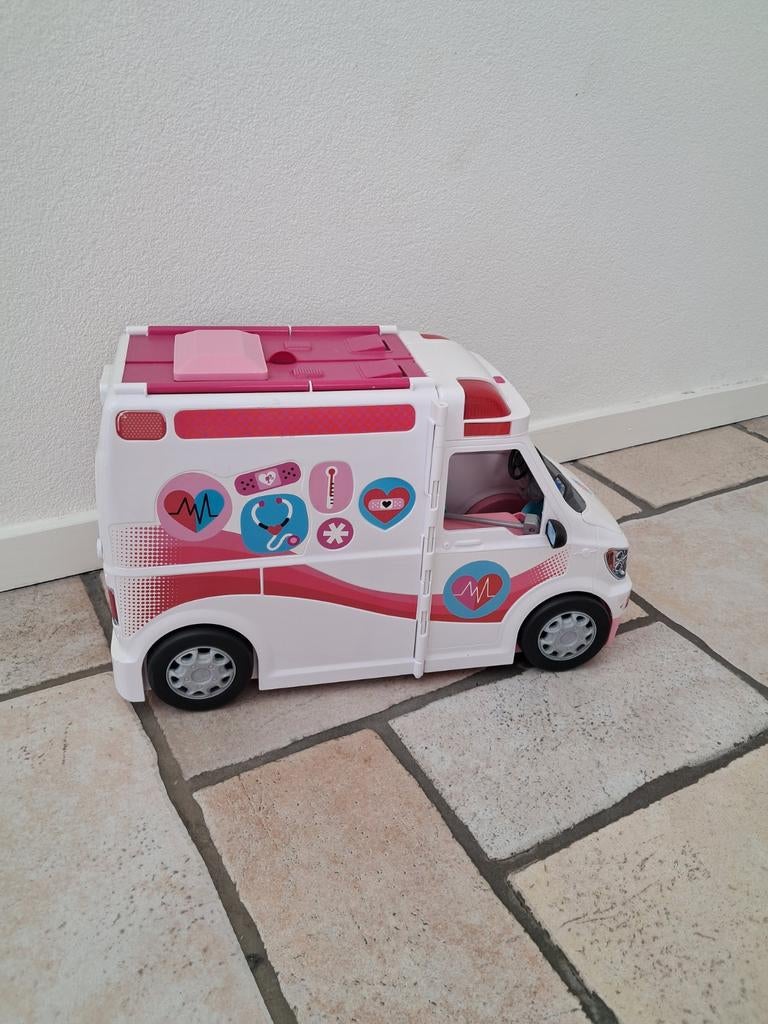 Barbie ambulance, Ophalen, Gebruikt, Barbie