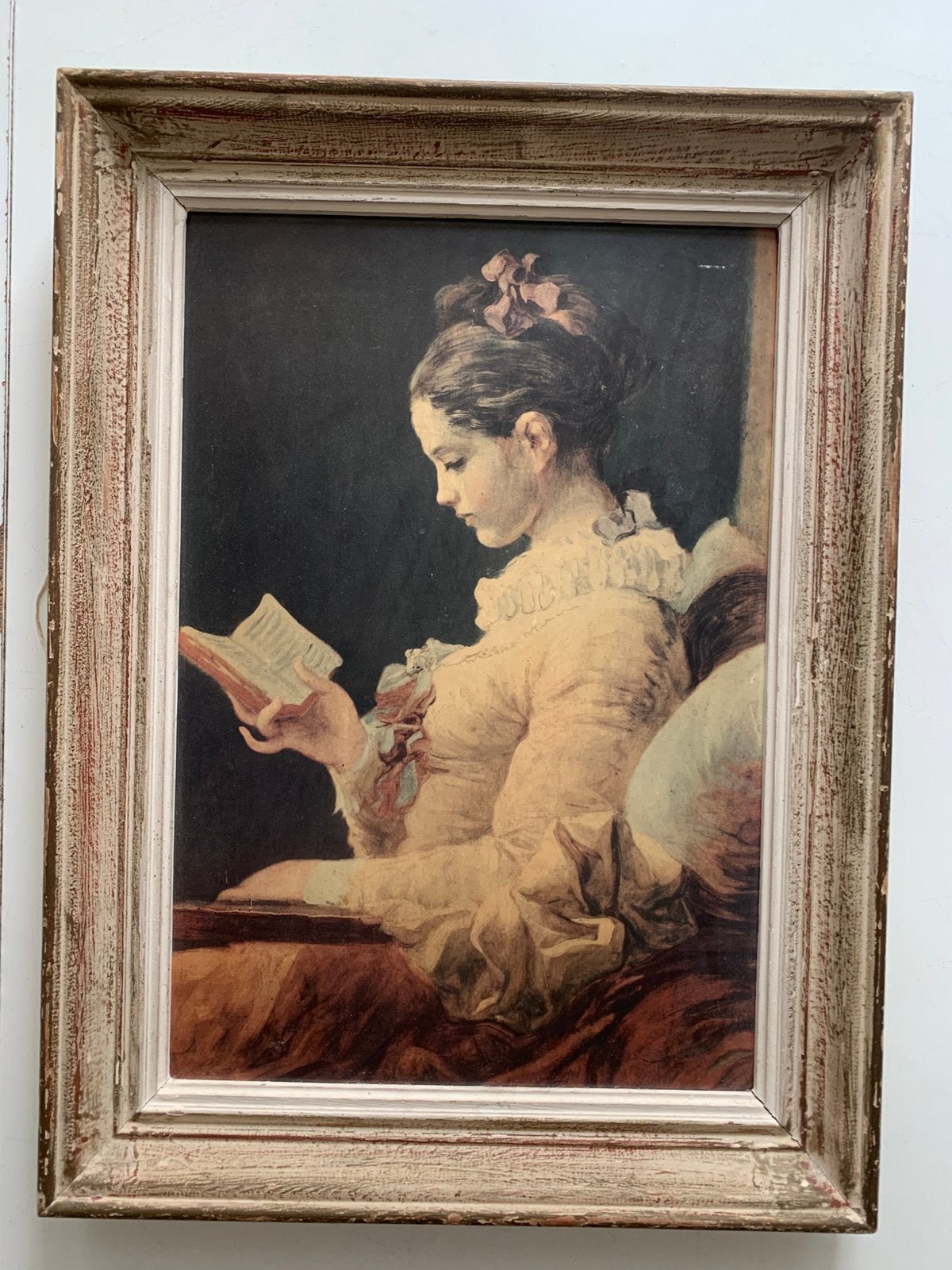 Schilderij La Liseuse, Antiek en Kunst, Ophalen