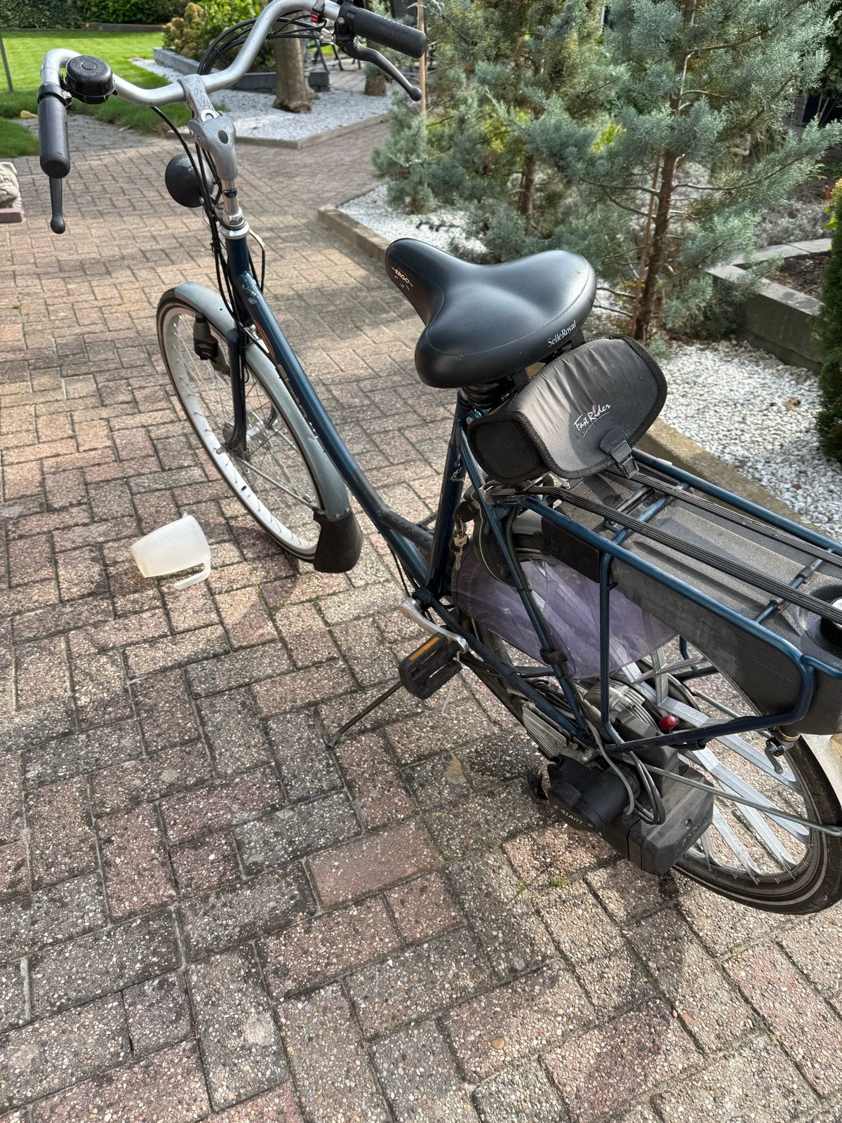 Sparta met fiets met sach motor, Sparta, Ophalen of Verzenden, Trommelrem, 53 tot 56 cm