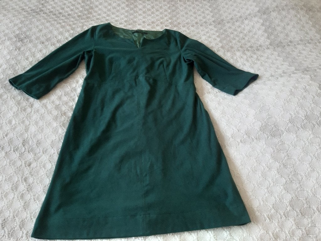 prachtige groene jurk Steps maat M (maat 38/40), Kleding | Dames, Zo goed als nieuw, Knielengte, Steps, Groen