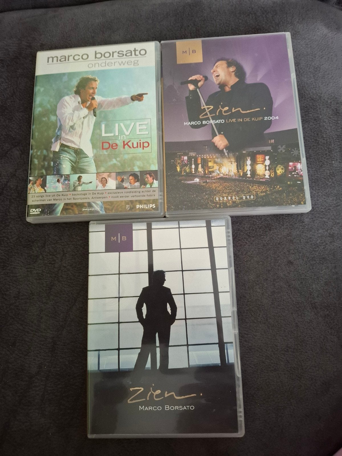 Dvds Marco Borsato 3 dvds, Alle leeftijden, Ophalen of Verzenden, Zo goed als nieuw