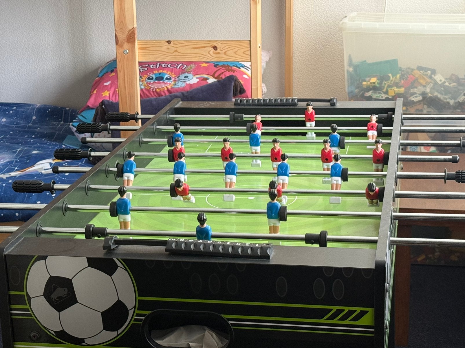 Buffalo Winner tafelvoetbaltafel – nette staat – compleet, Ophalen, Gebruikt