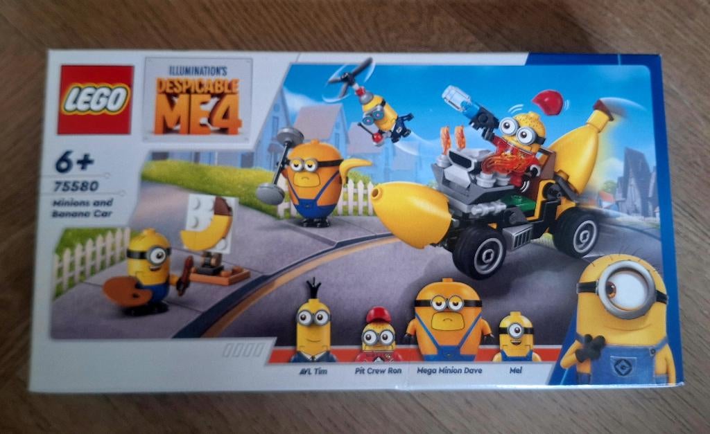 LEGO Despicable Me 4 Bananenauto 75580 |NIEUW|, Overige thema's, Nieuw, Ophalen of Verzenden, Complete set