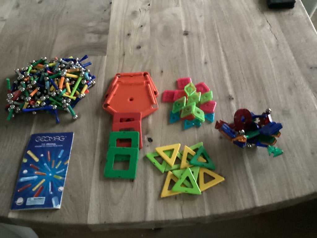 Geomag magnetische bouwstenen., Ophalen of Verzenden, Zo goed als nieuw, Overige merken
