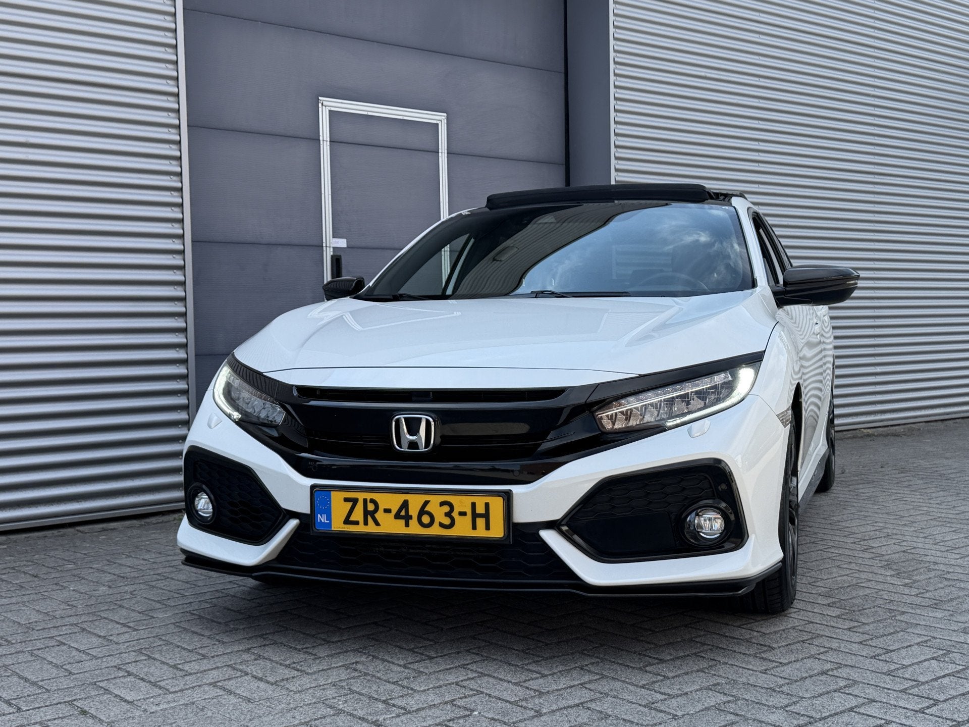 Honda Civic 1.0 i-VTEC Premium I Aut. I Carplay I Leder I Ca, Auto's, Gebruikt, Adaptive Cruise Control, Leder, Bedrijf