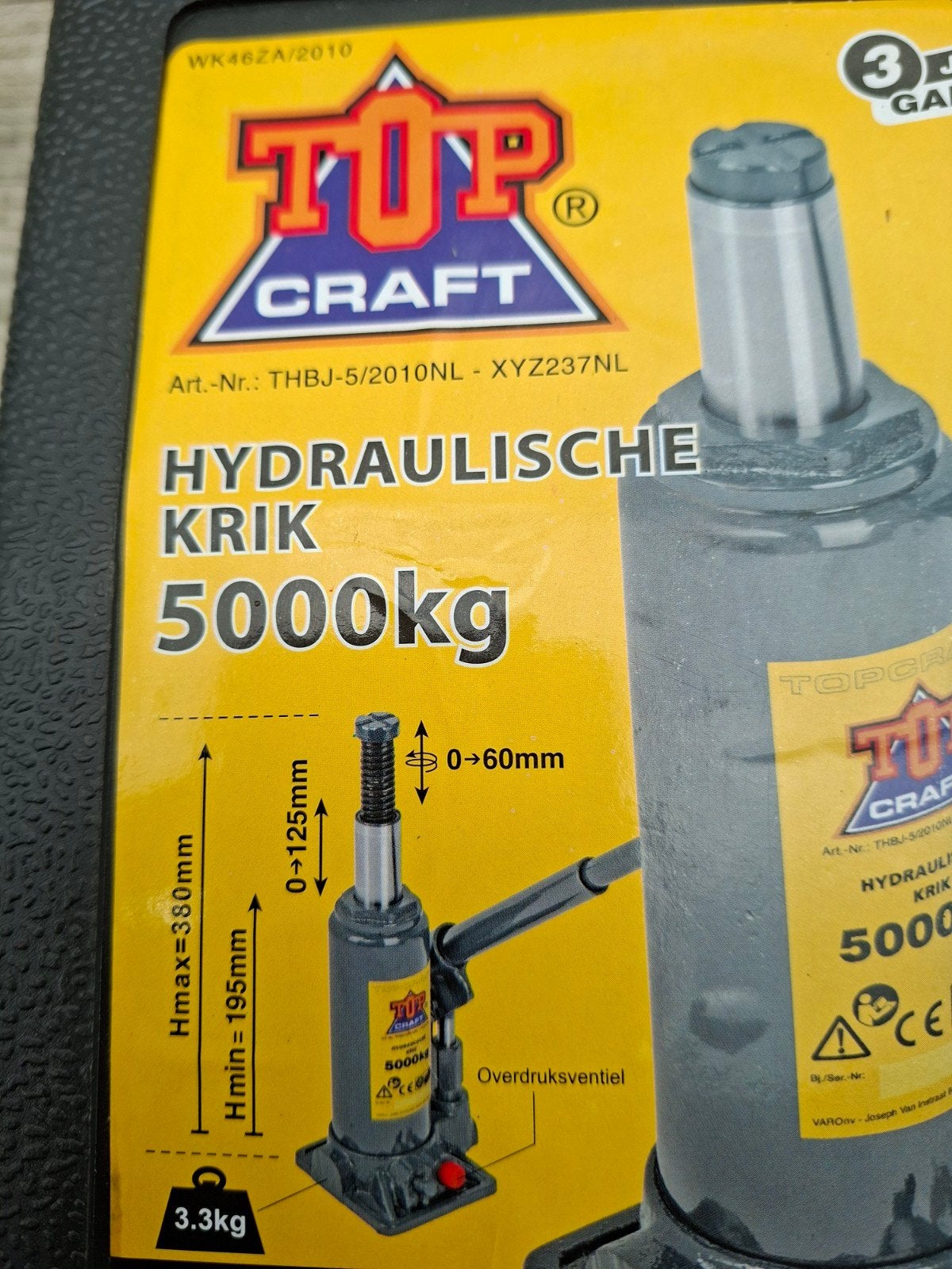 Potkrik., Ophalen of Verzenden, Nieuw, Hydraulisch, Potkrik