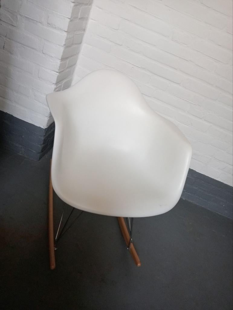 Design Schommelstoel., Ophalen, Gebruikt, Hout, Wit